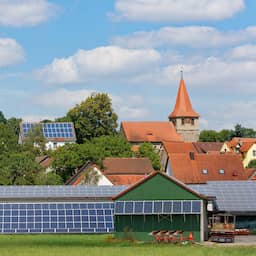 Duitse daken zijn verzadigd met zonnepanelen